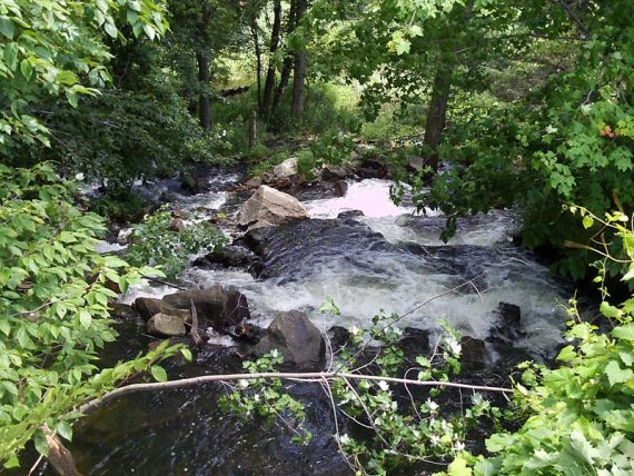 Other side of the dam.