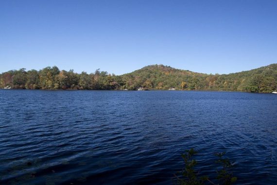 Ramapo Lake from the lakeshore path