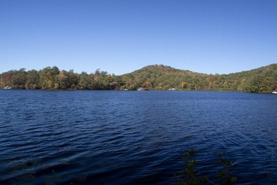 Ramapo Lake from the lakeshore path