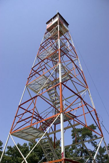 Fire tower on Apple Pie Hill.