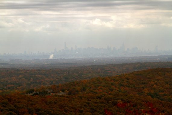 NYC View from Ilgenstein Rock