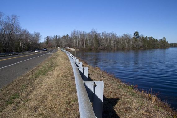 08Walking on the shoulder of rt 347