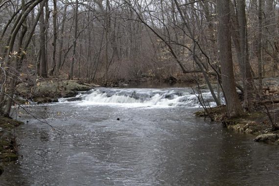 Water cascade on the BLUE trail