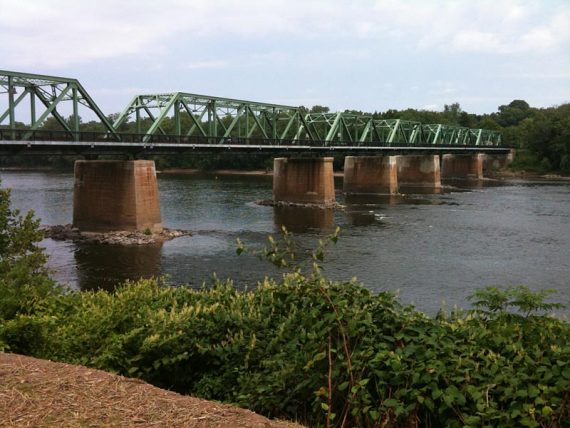 Bridge into Stockton.