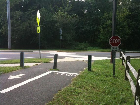 End of the Henry Hudson Trail 