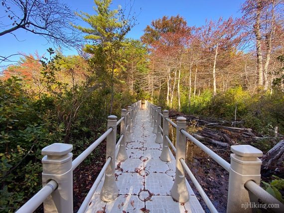 Terrace Pond Floating Bridge.