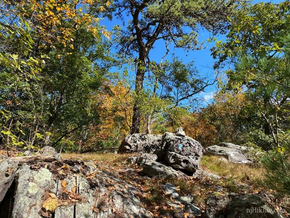 Rugged and rocky trail.