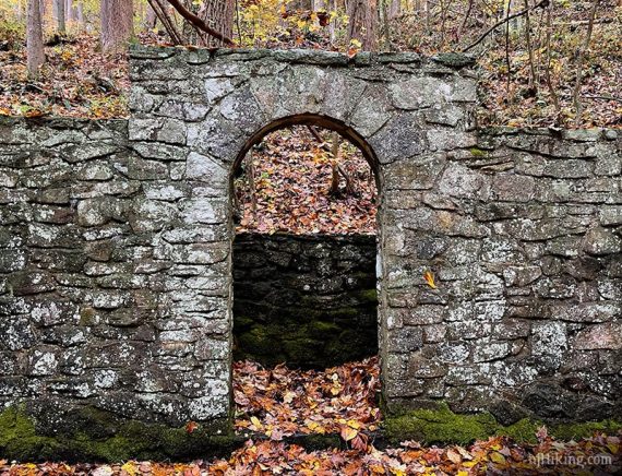 Stone archway.