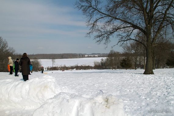 Sledding hill