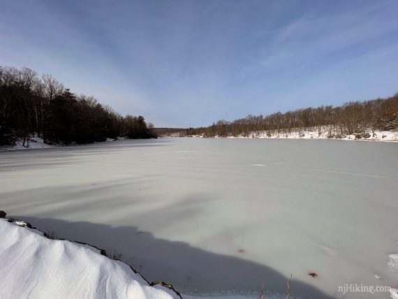 Frozen Wawayanda Lake