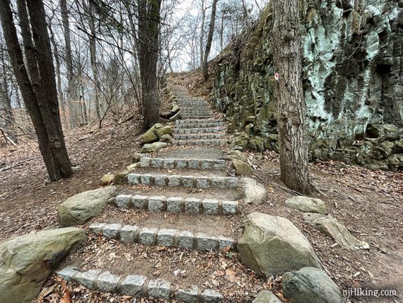 Stone steps near Hemlock Falls.