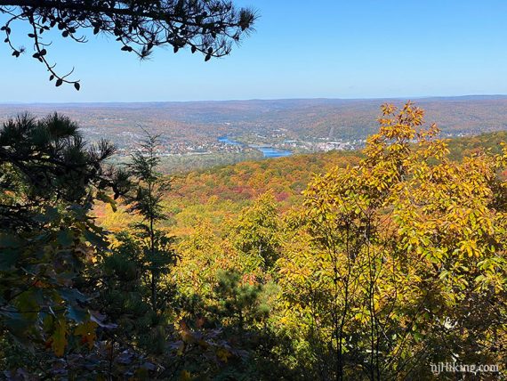 Port Jervis NY seen from the monument trail