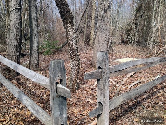 Fence around a gravesite