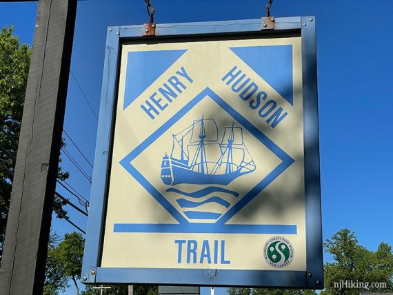 Henry Hudson trail sign