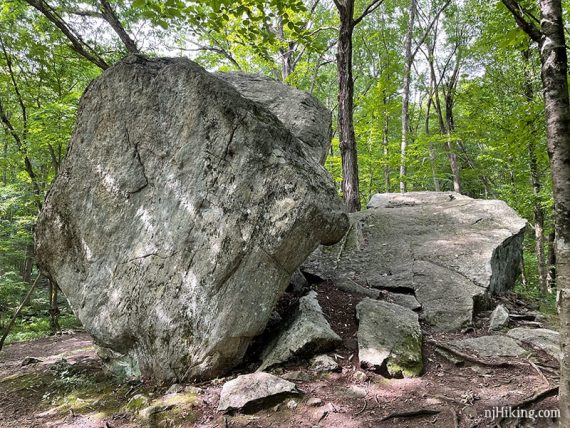 Back side of Bear Rock