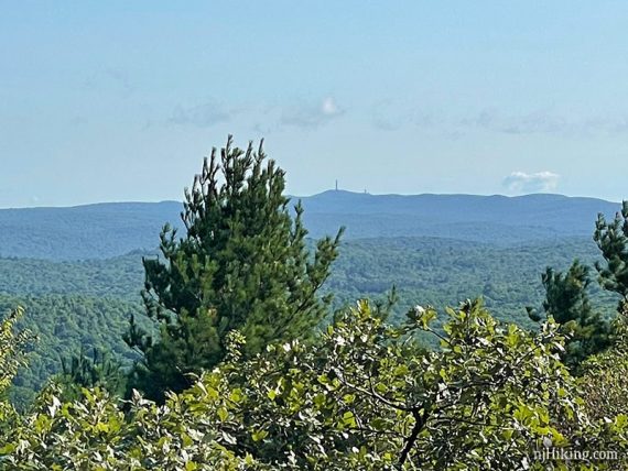 High Point monument seen in the distance.