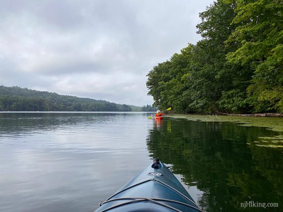 Kayakers on Lake Aeroflex