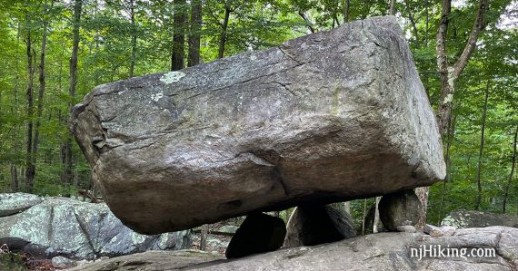 Tripod Rock at Pyramid Mountain