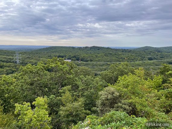 Hills seen from Pyramid Mountain