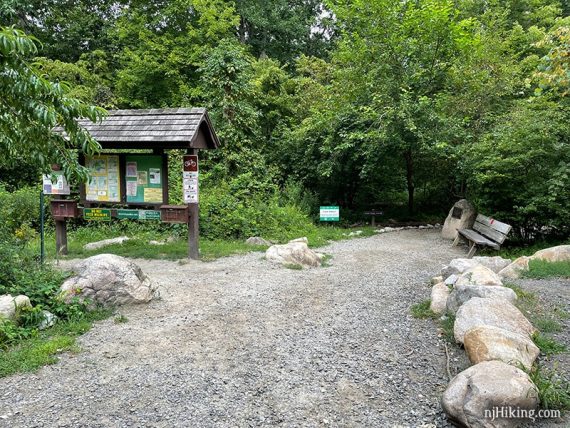 Trailhead at Pyramid Mountain