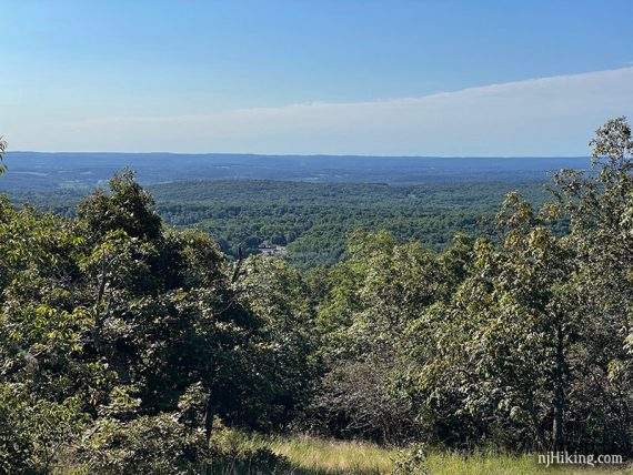 View over a valley in New Jersey.