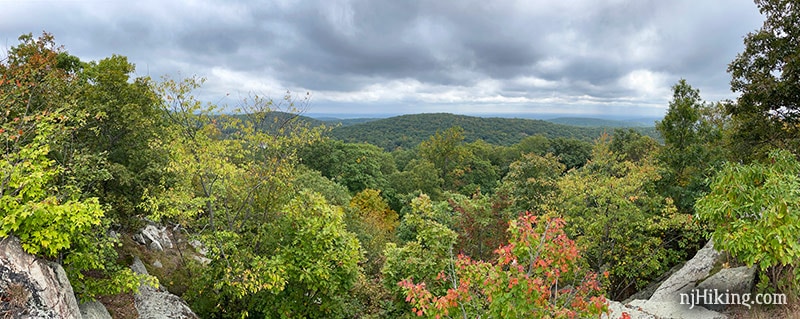 Panoramic view from Ilgenstein Rock