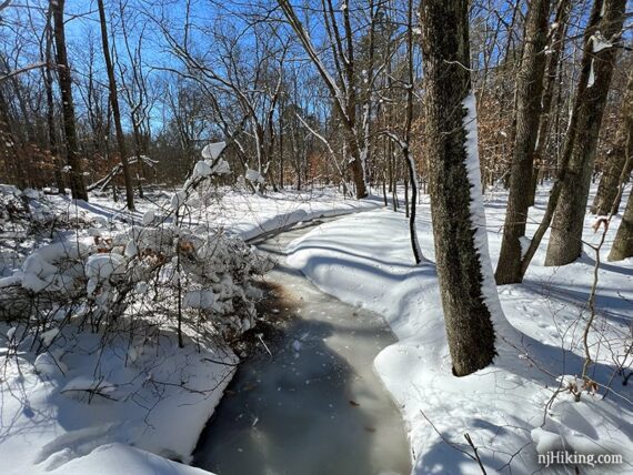 Frozen stream