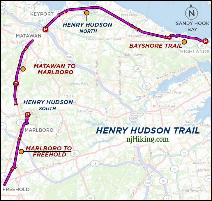 henry hudson route map