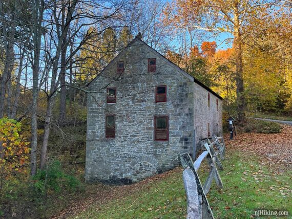 Grist mill at Swartswood lake.