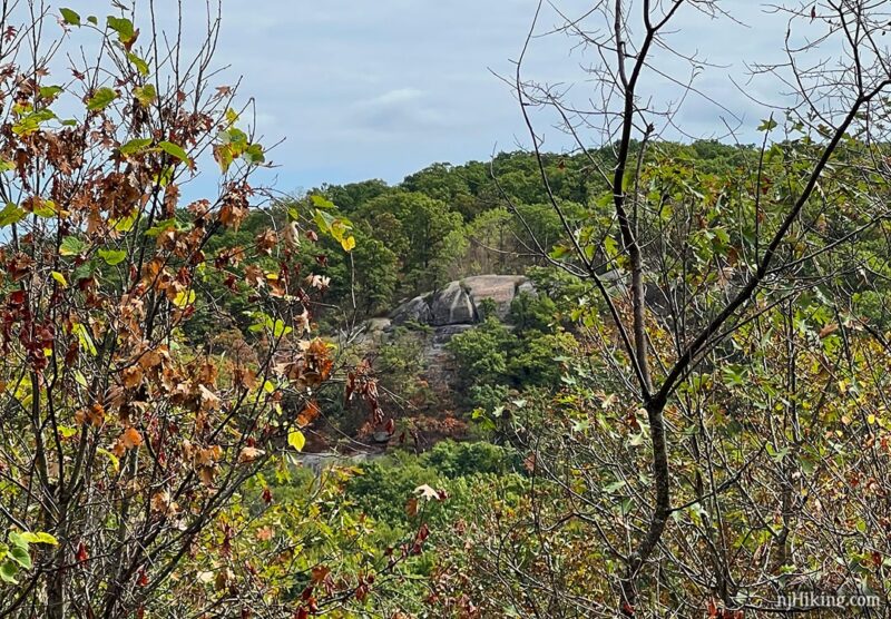 Indian Cliffs seen from the opposite hill.