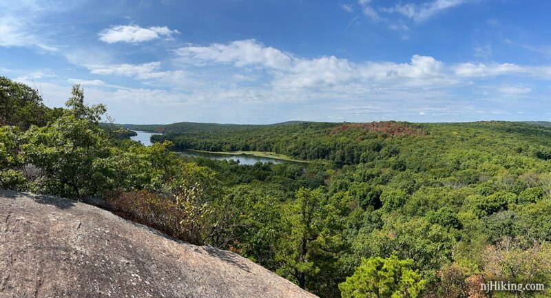 Panoramic view of Splitrock Reservoir from Indian Cliffs.