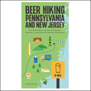 Beer Hiking Pennsylvania and New Jersey book.