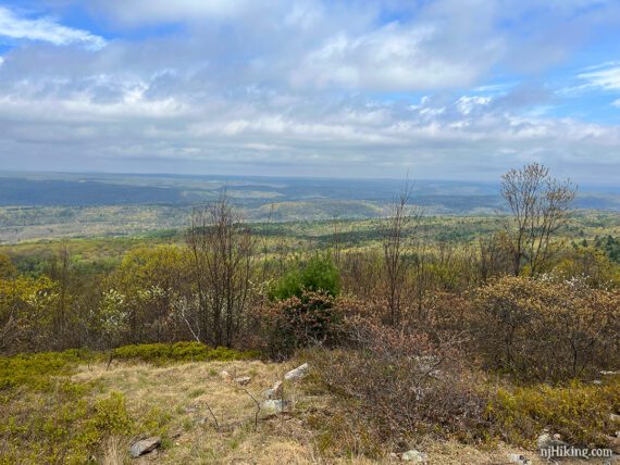 Overlooking New Jersey with Pennsylvania in the distance.