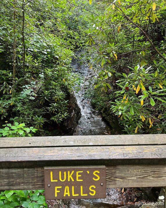 Luke's Falls along the Lehigh Gorge Trail.