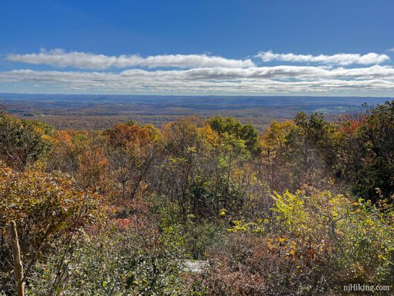 View from High Point over New Jersey.