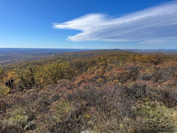 Fall foliage at High Point.