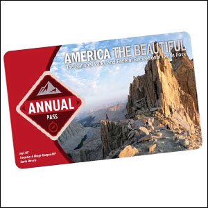America The Beautiful National Park annual pass.