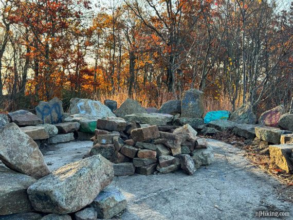 Stone living room in 2023.