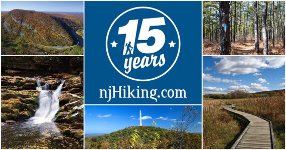 15 year anniversary of njHiking.com.