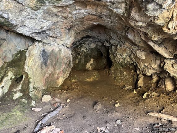 Inside the Fairy Cave at Jenny Jump.