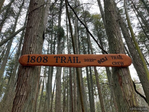 1808 Trail sign 2022.