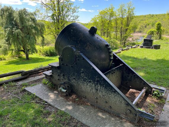 Iron canon on the grounds of Ringwood Manor.