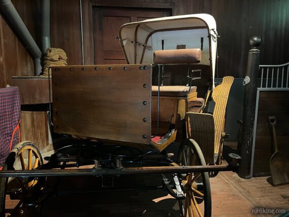 Carriage in Ringwood Manor's barn.
