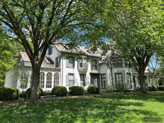 Exterior of Ringwood Manor.