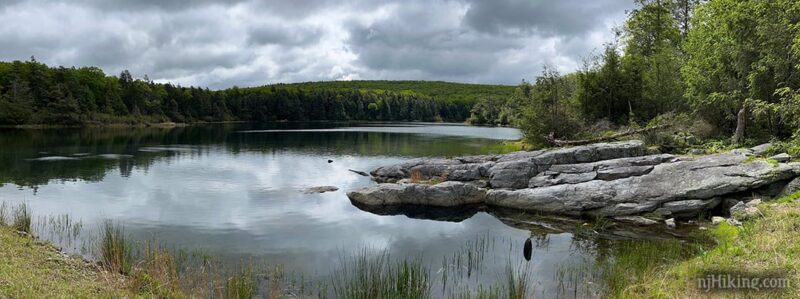 Panorama of Hemlock Pond.