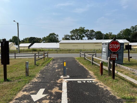 South end of the Henry Hudson trail.