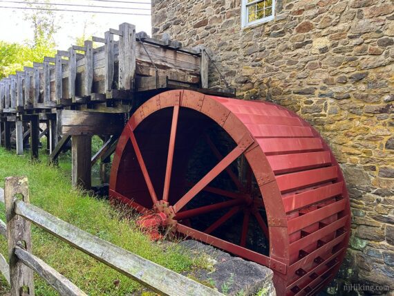 Cooper grist mill waterwheel.