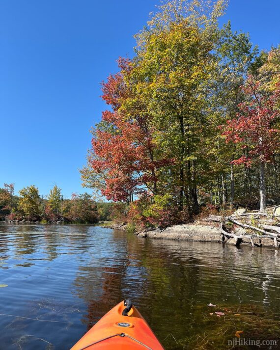 Kayak on Splitrock Reservoir.