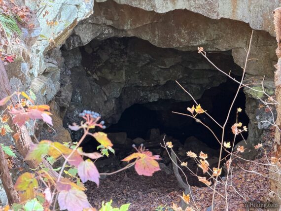 Looking into the interior of Winston Mine.