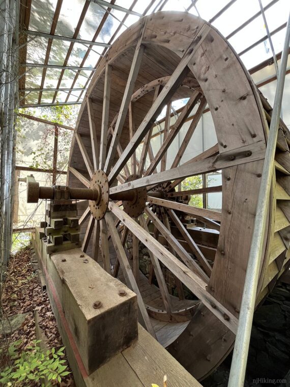 Long Pond waterwheel in 2025.